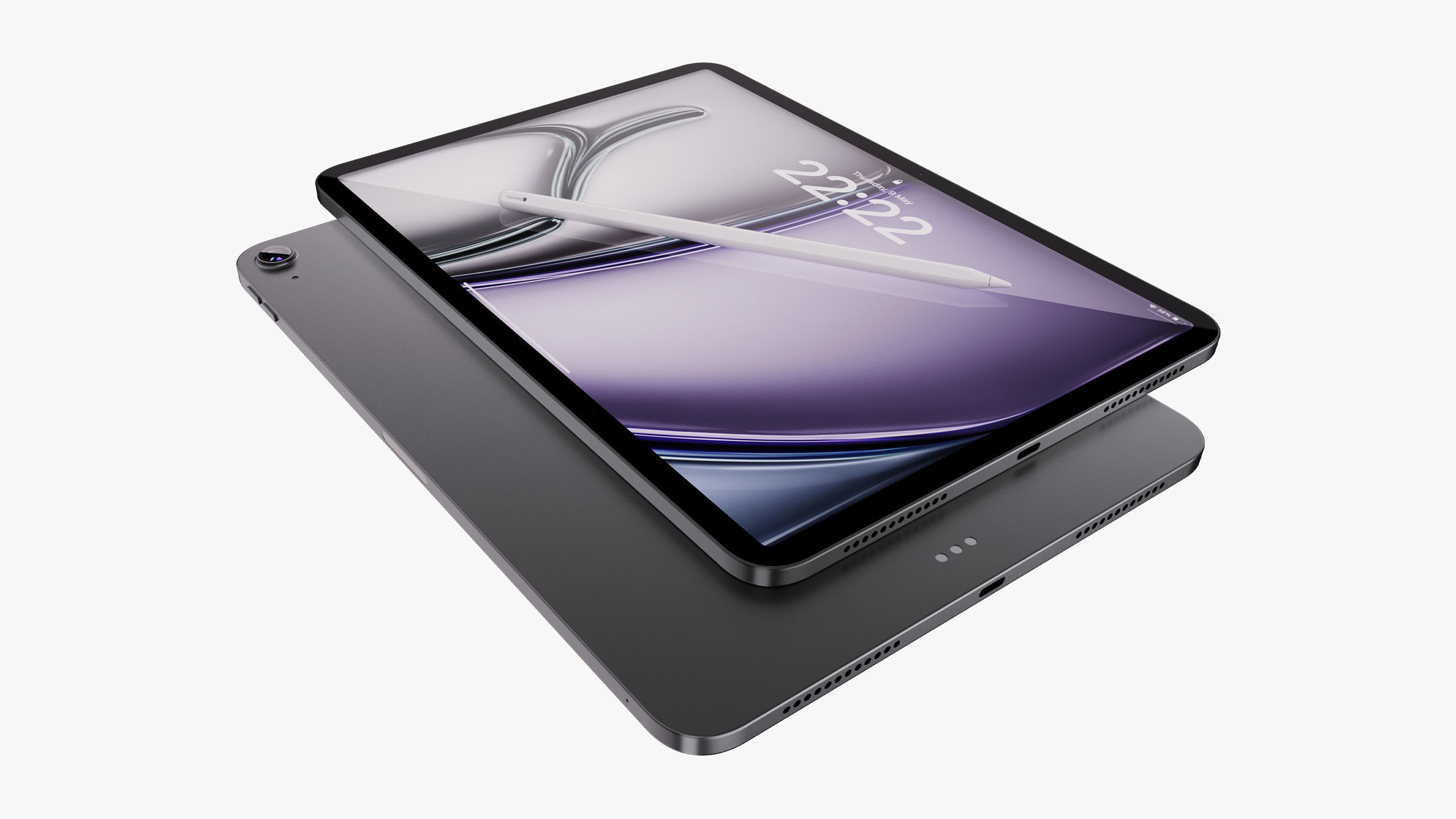 Apple iPad Air 11 - 13 inch M2 2024 Collection 3D model_39