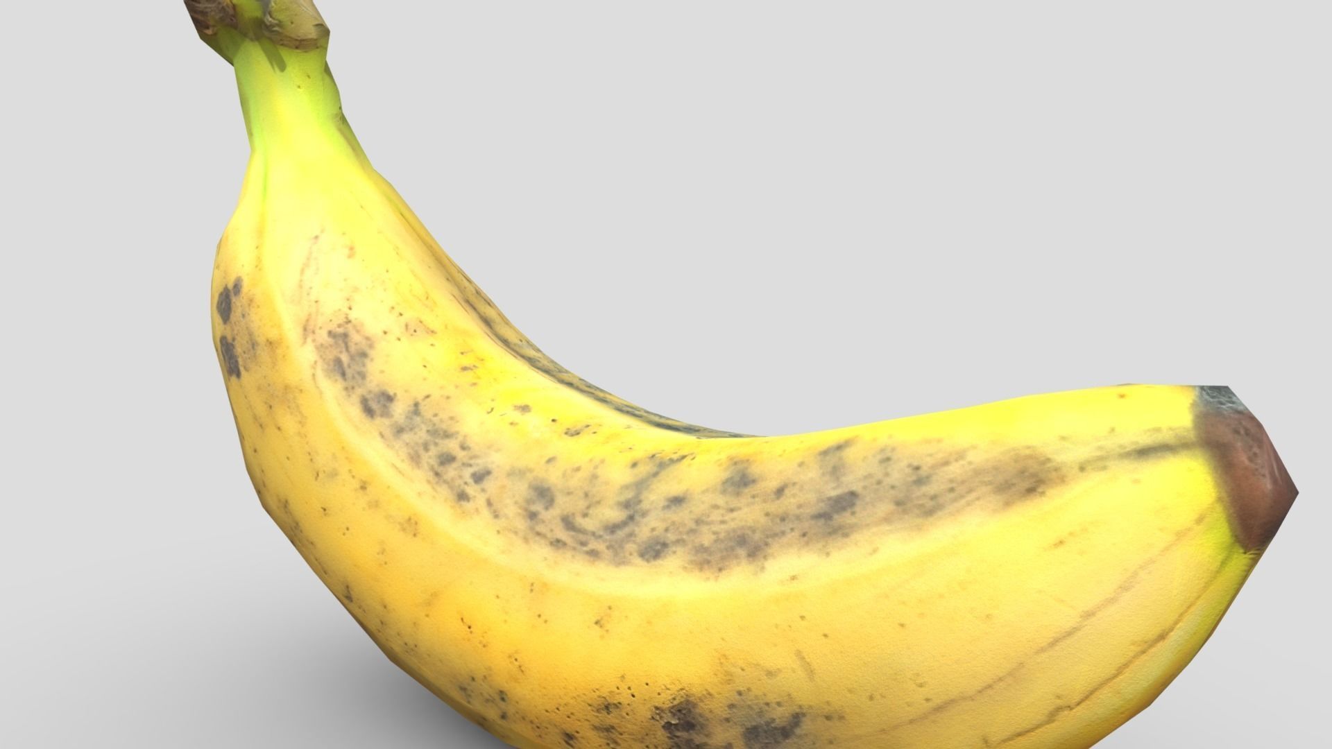 Banana Low-poly 3D model_9