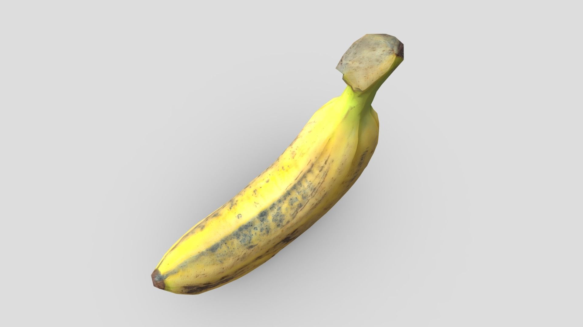 Banana Low-poly 3D model_5
