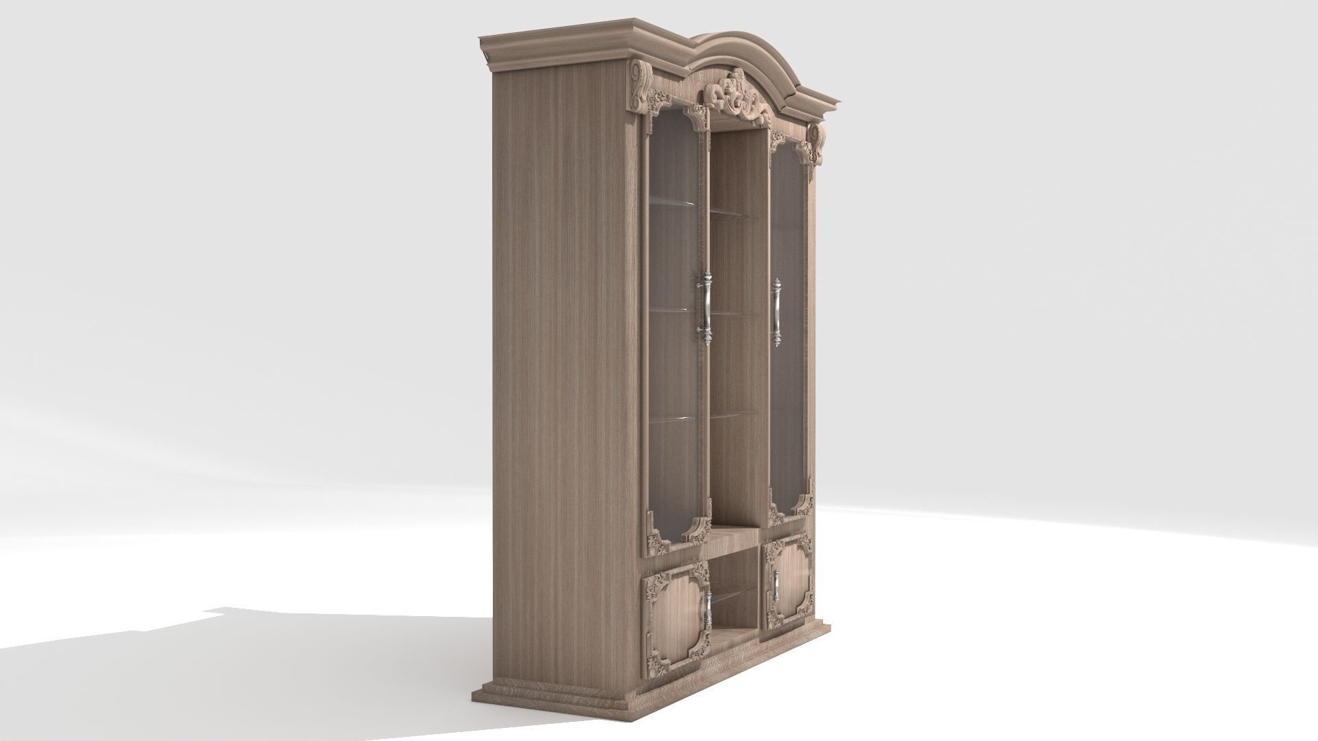 Silverware Cabinet 3D model_3