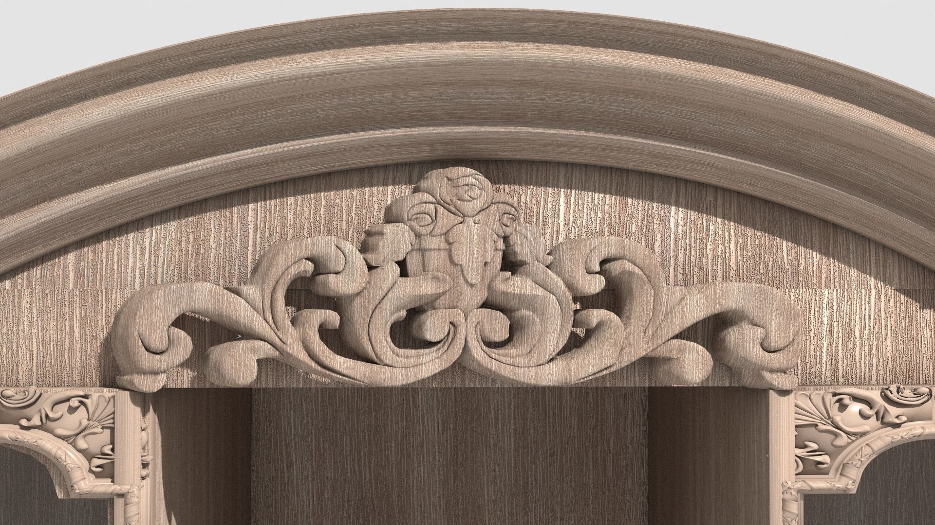 Silverware Cabinet 3D model_6