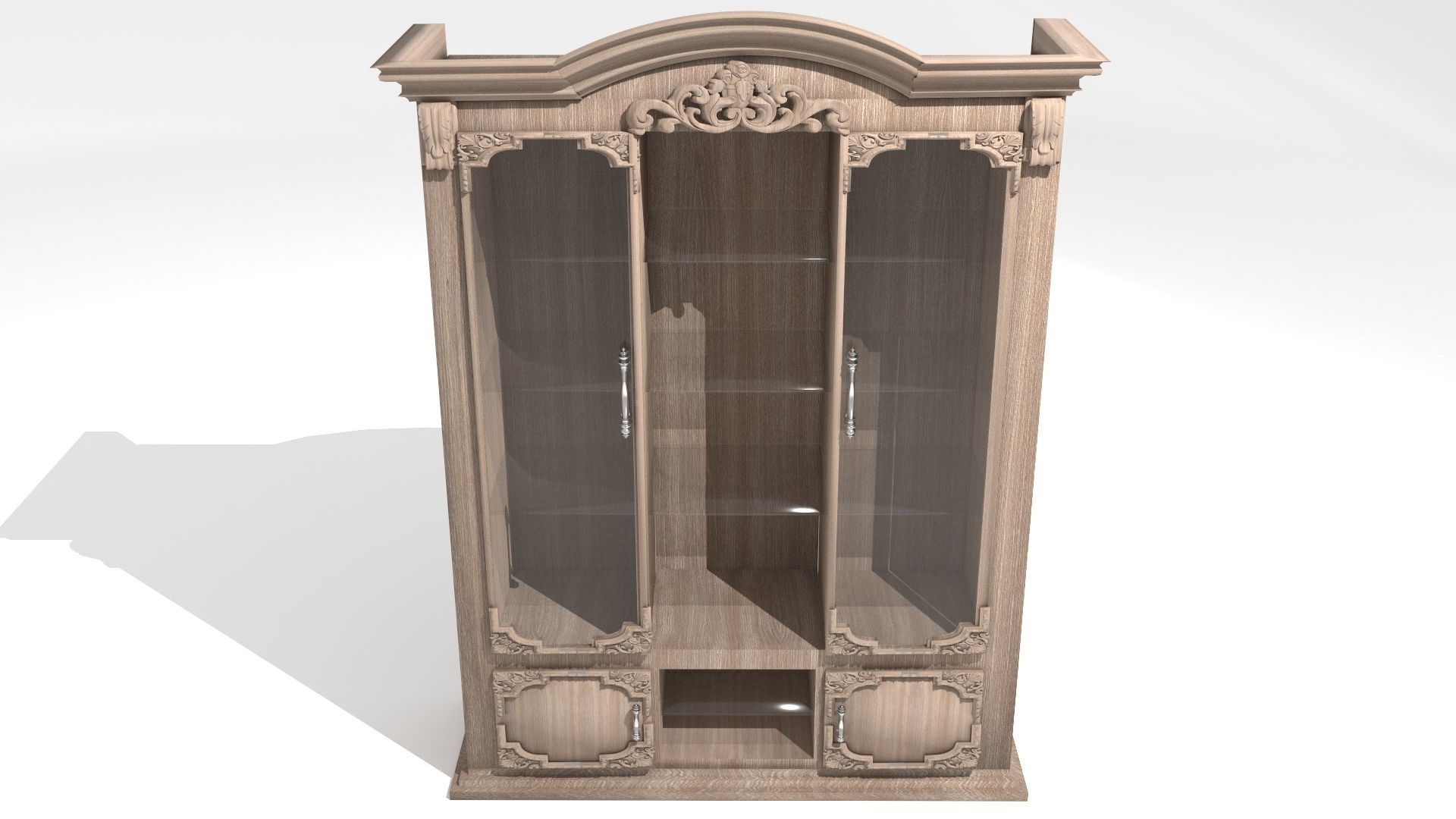 Silverware Cabinet 3D model_5