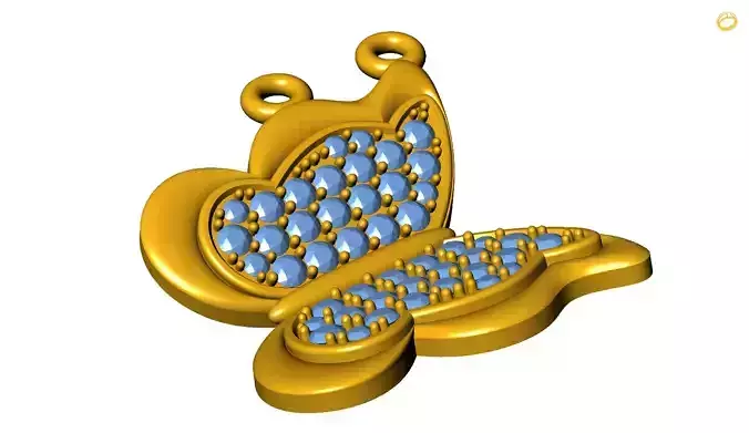 Butterfly Pendant 3D print model