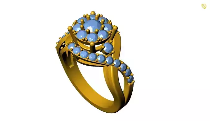 Girl Ring 3D print model