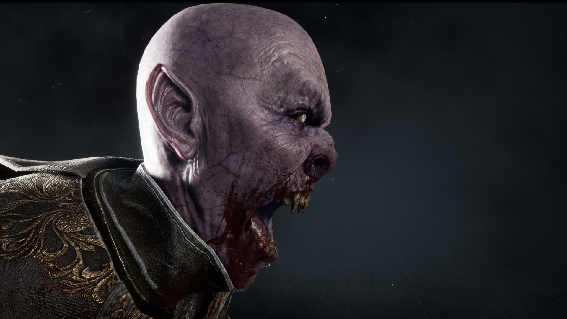 Vampire priest Low-poly 3D model_9