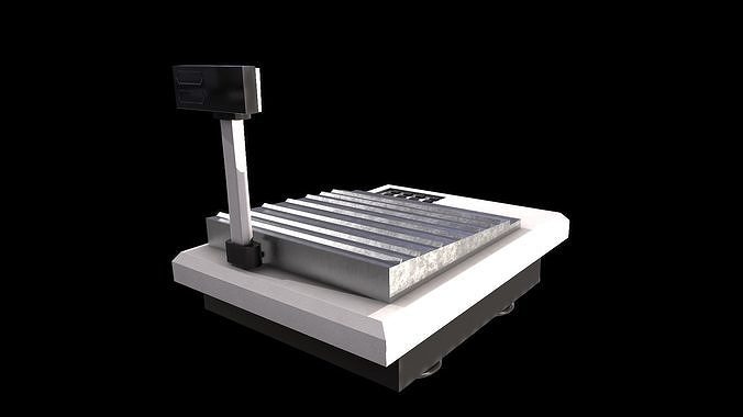 Scale  Low-poly 3D model