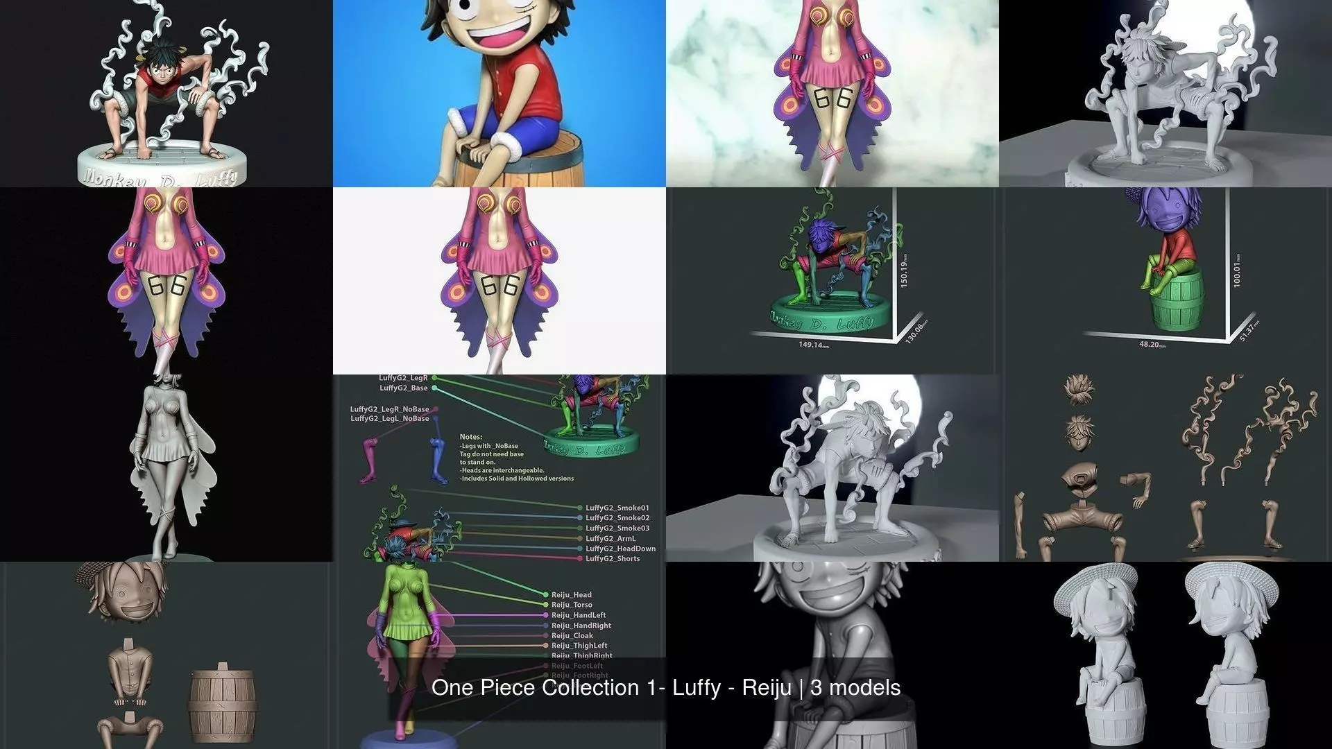 One Piece Collection 1- Luffy - Reiju _1