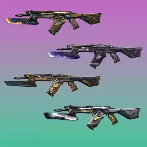 Valorant Aemondir Vandal Model - Gltf And Stl - Printable