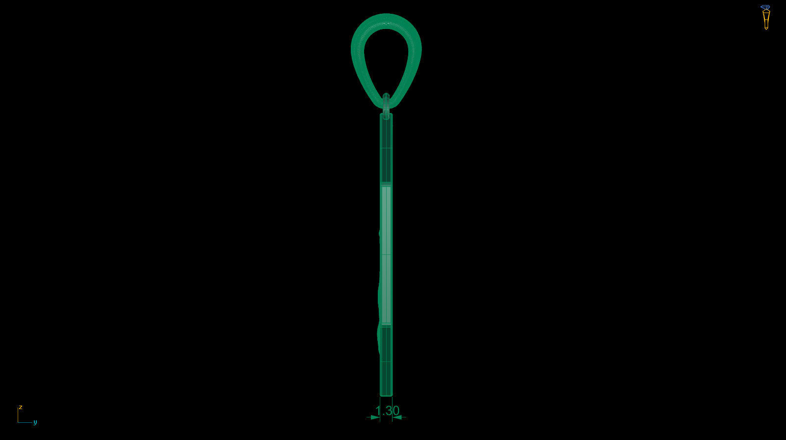 Tree of Life Hexagon Pendant 30 mm 3D print model_8