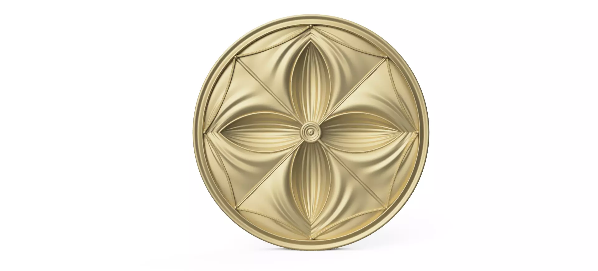 Carved rosette Free 3D print model