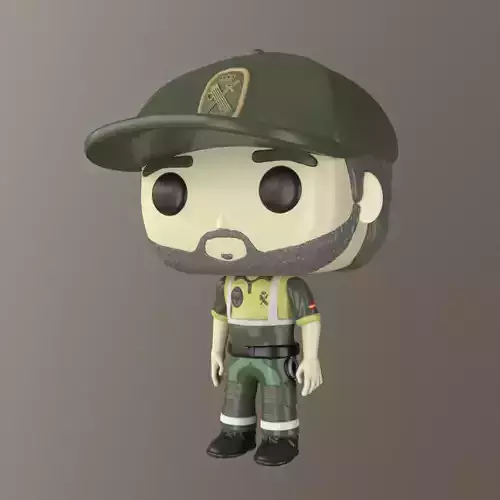 Funko Guardia civil de trafico 3D print model