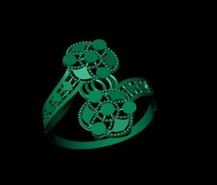 Rings 3D print model_2