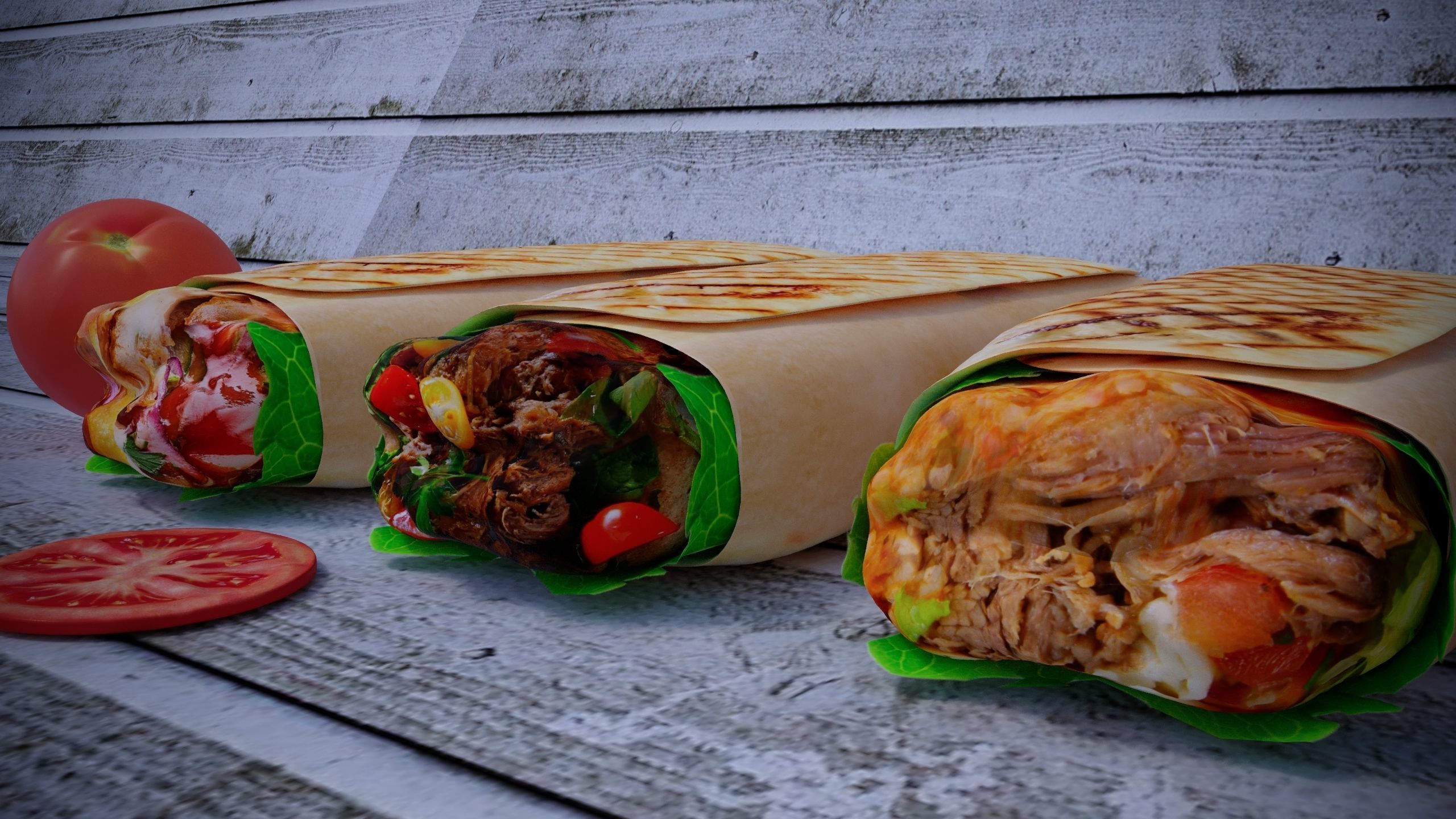 Shawarma 3D model_3
