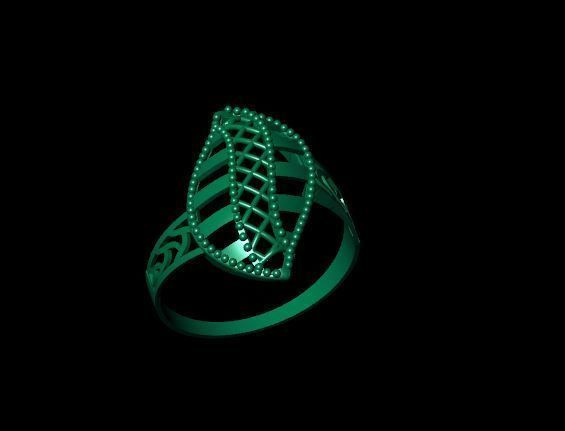 Rings 3D print model_2