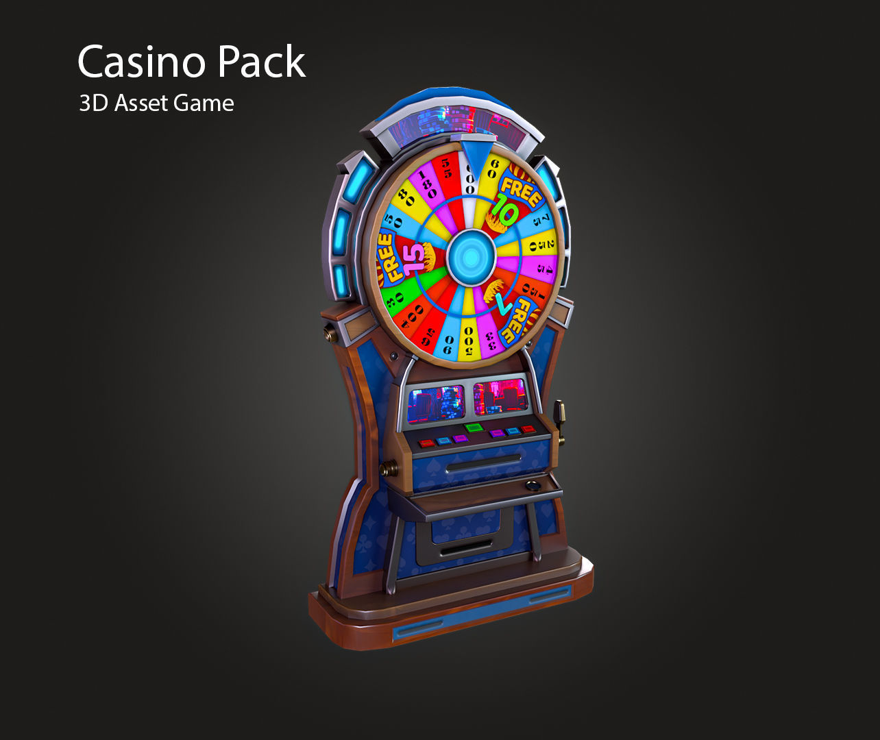 Casino Pack Low-poly 3D model_8