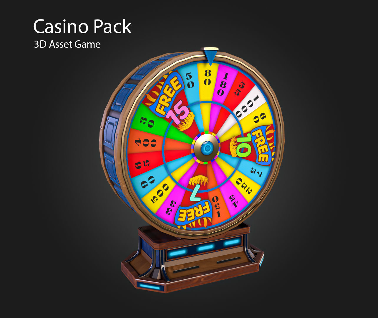 Casino Pack Low-poly 3D model_9