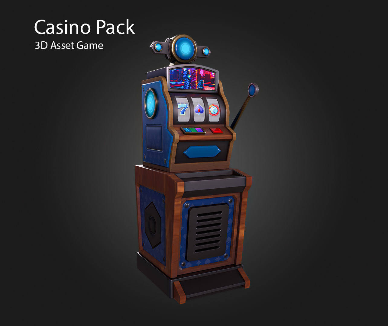 Casino Pack Low-poly 3D model_10