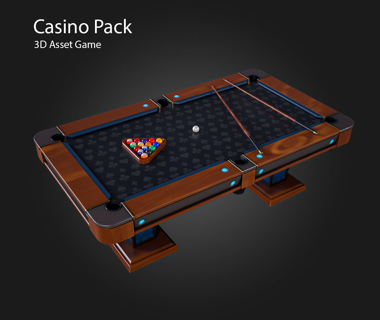 Casino Pack Low-poly 3D model_14