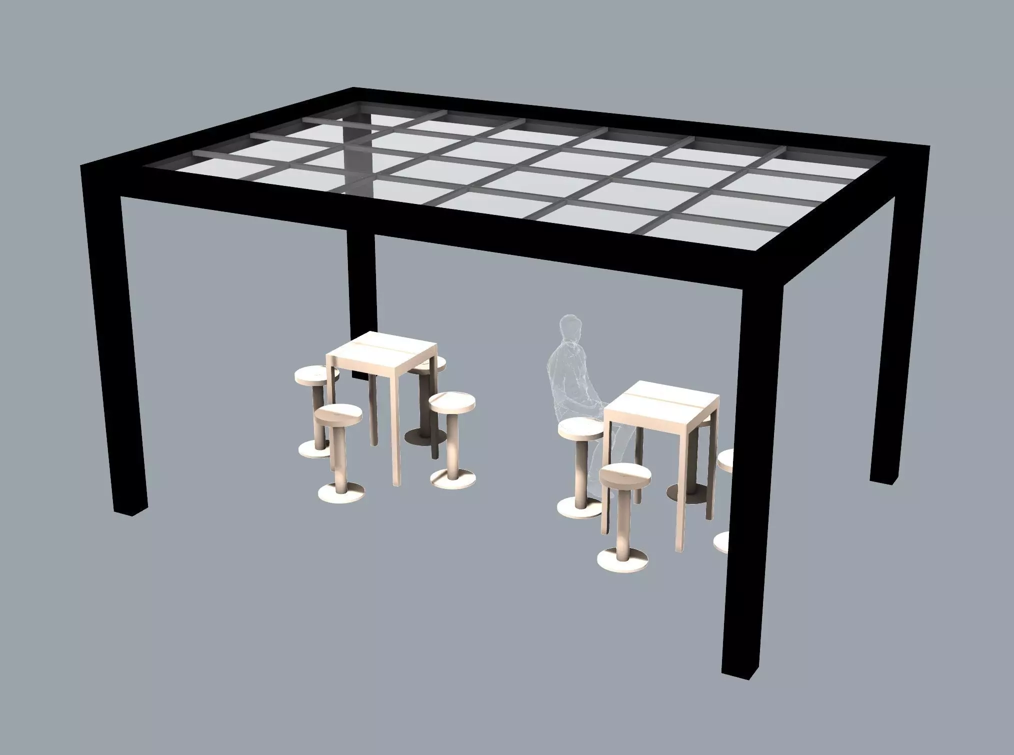 Outdoor Furniture Set Free 3D model