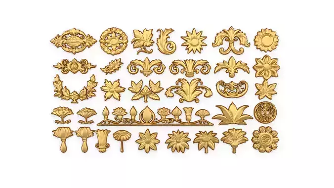 Acanthus Leaves Collection 20