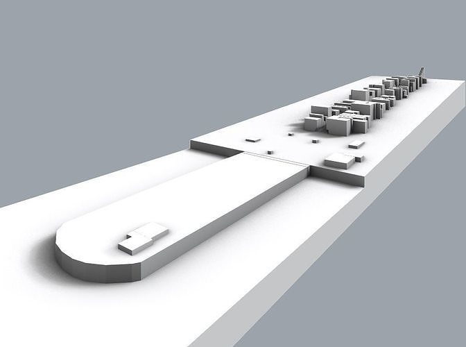 Agiou Nikolaou Street Patras 3D model