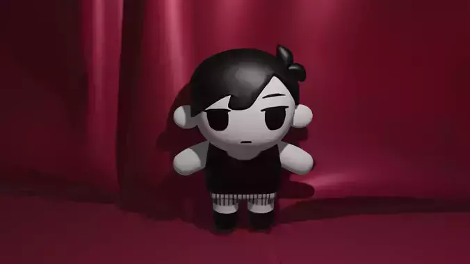 OG Omori Plush aka Omori Spinning Plush 3D model