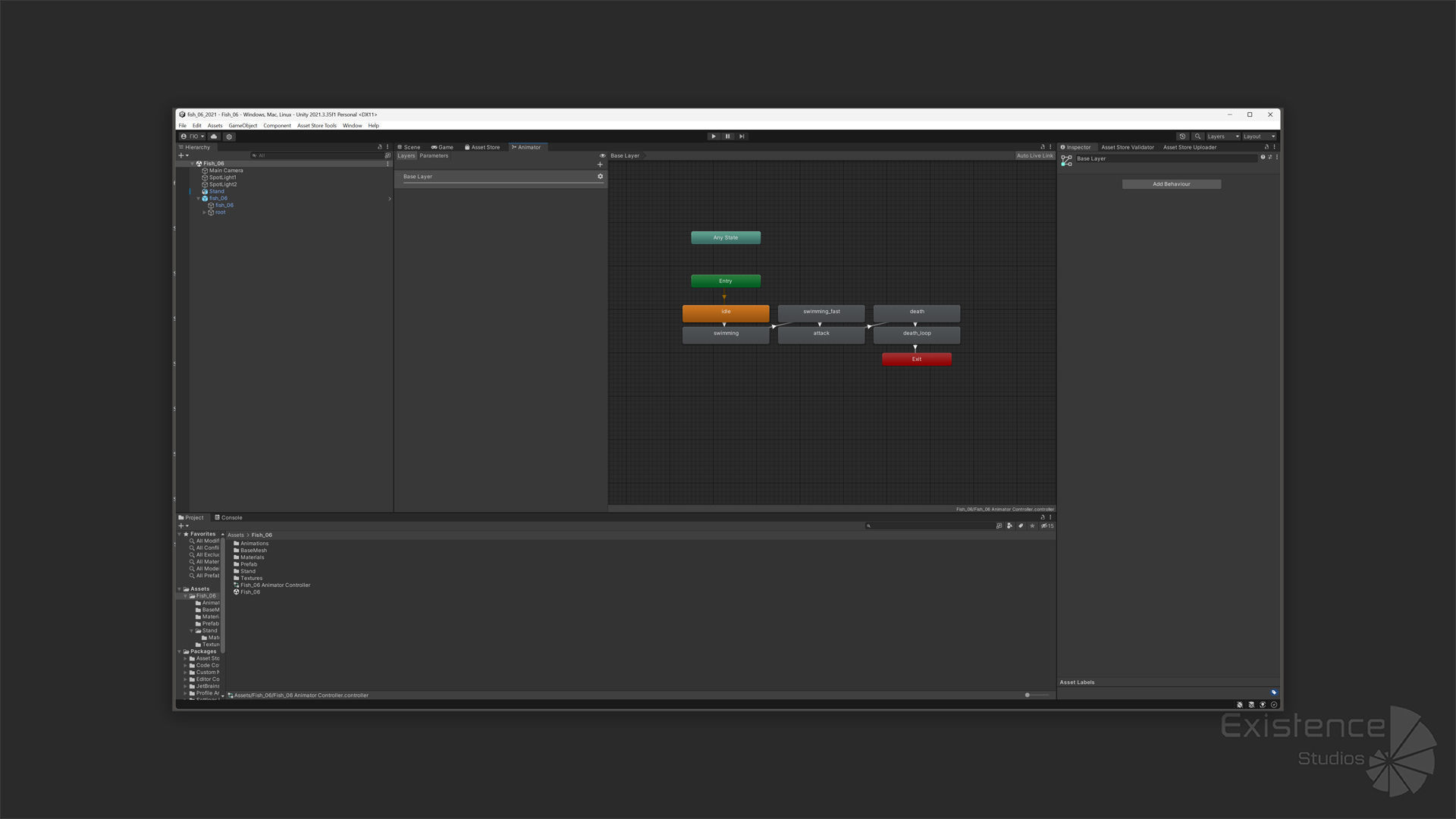 Fantasy Fish 06 - Aqua Life - Water Underwater Creature - 45 Low-poly 3D model_11