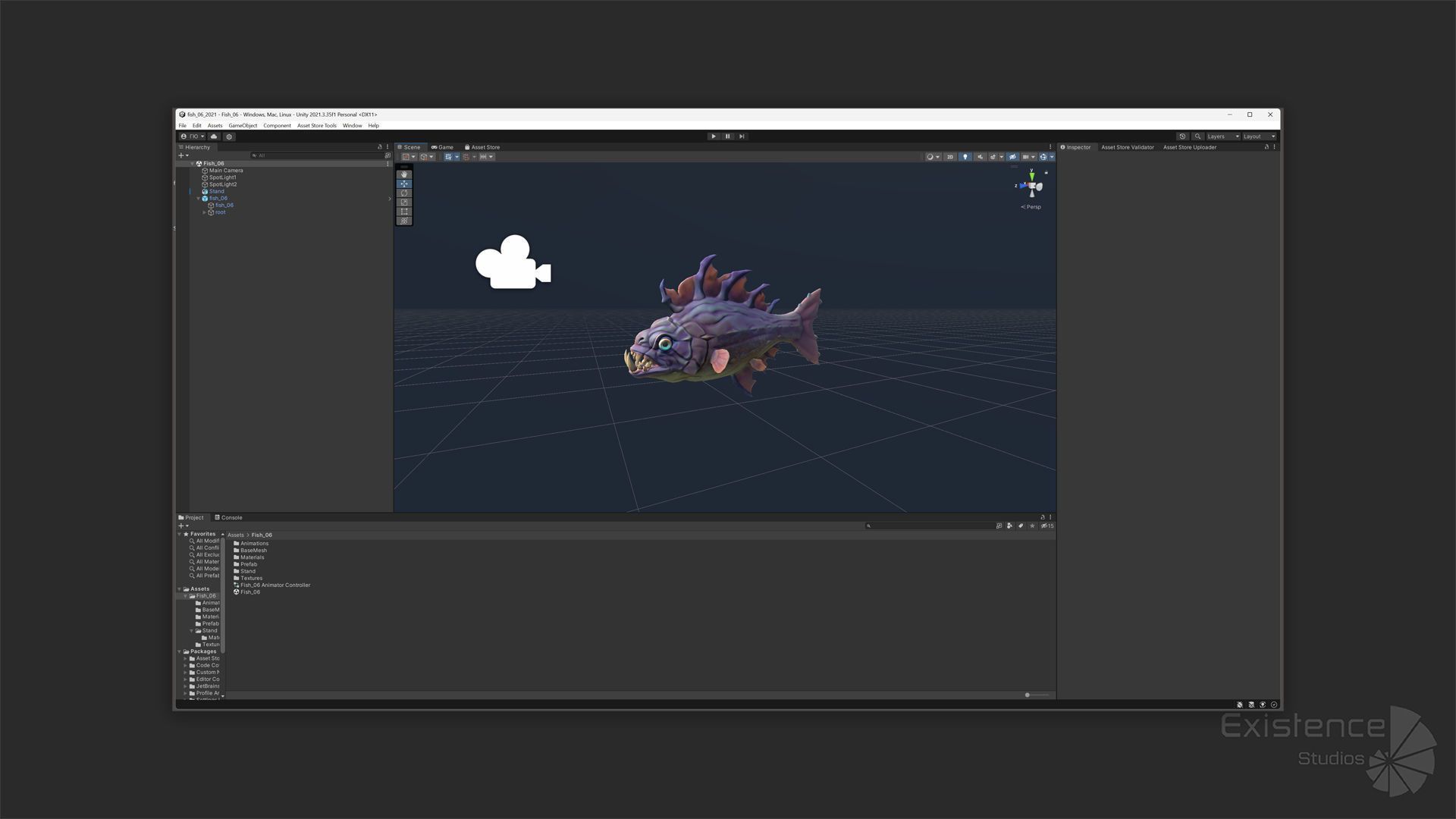 Fantasy Fish 06 - Aqua Life - Water Underwater Creature - 45 Low-poly 3D model_17