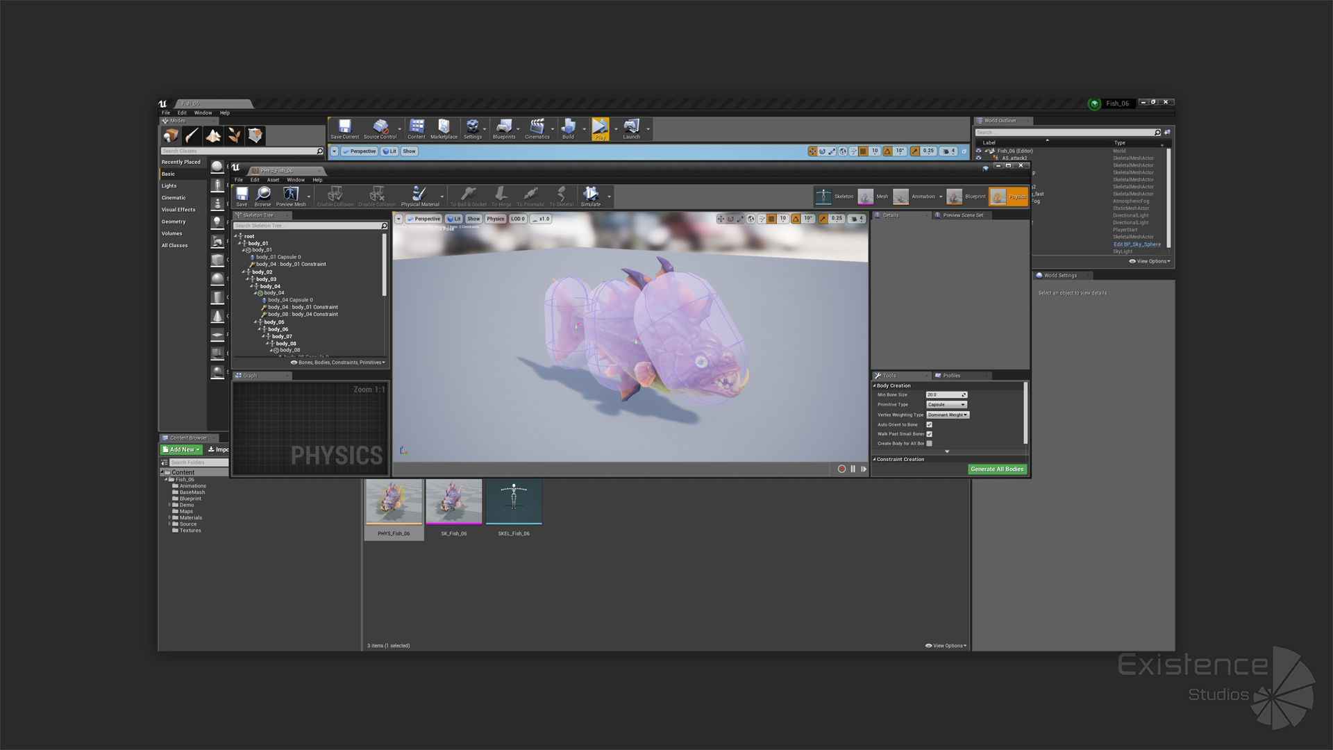Fantasy Fish 06 - Aqua Life - Water Underwater Creature - 45 Low-poly 3D model_24