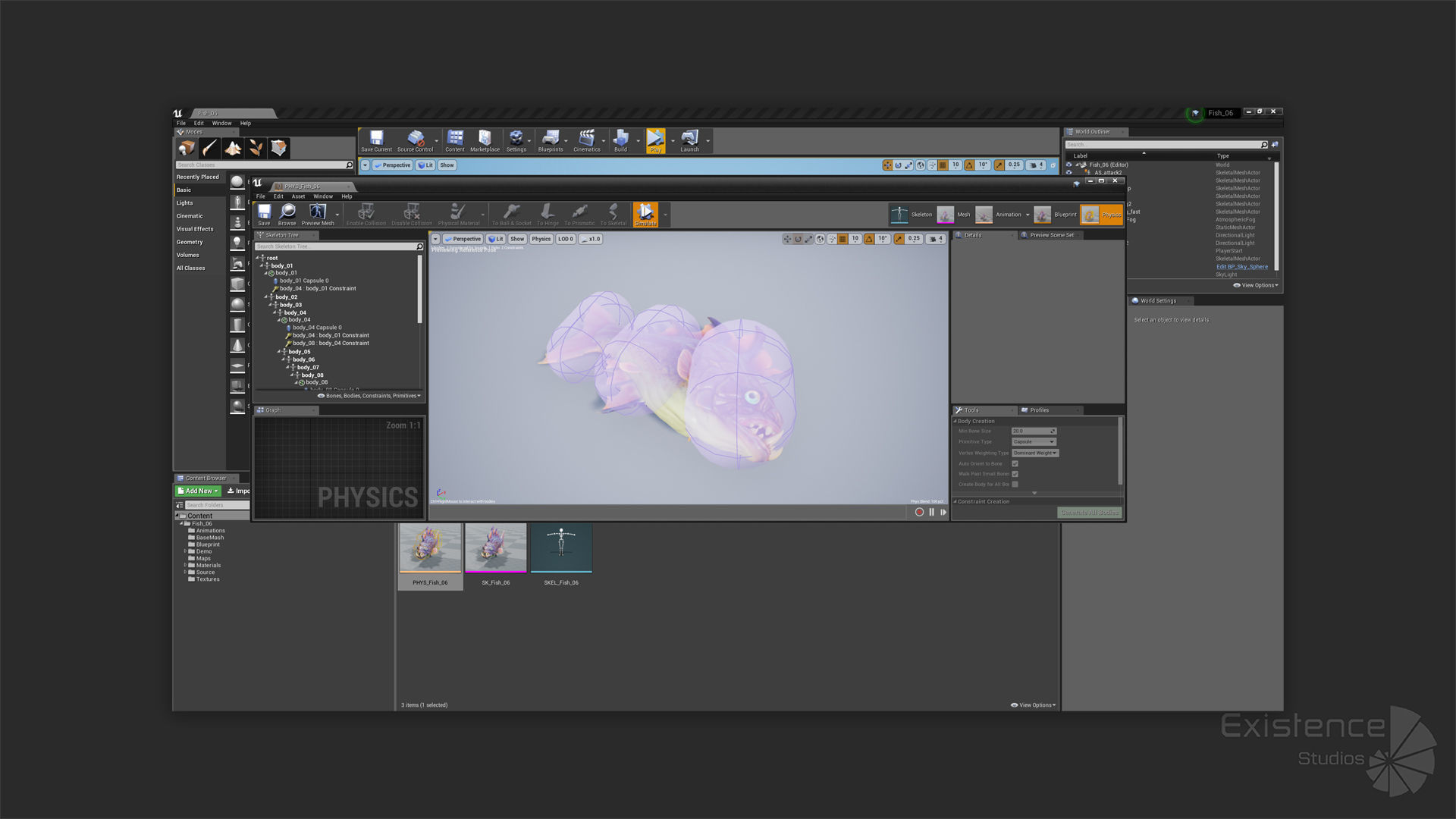 Fantasy Fish 06 - Aqua Life - Water Underwater Creature - 45 Low-poly 3D model_23
