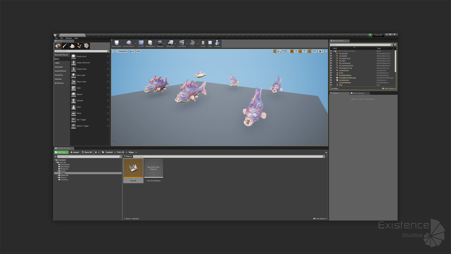 Fantasy Fish 06 - Aqua Life - Water Underwater Creature - 45 Low-poly 3D model_25