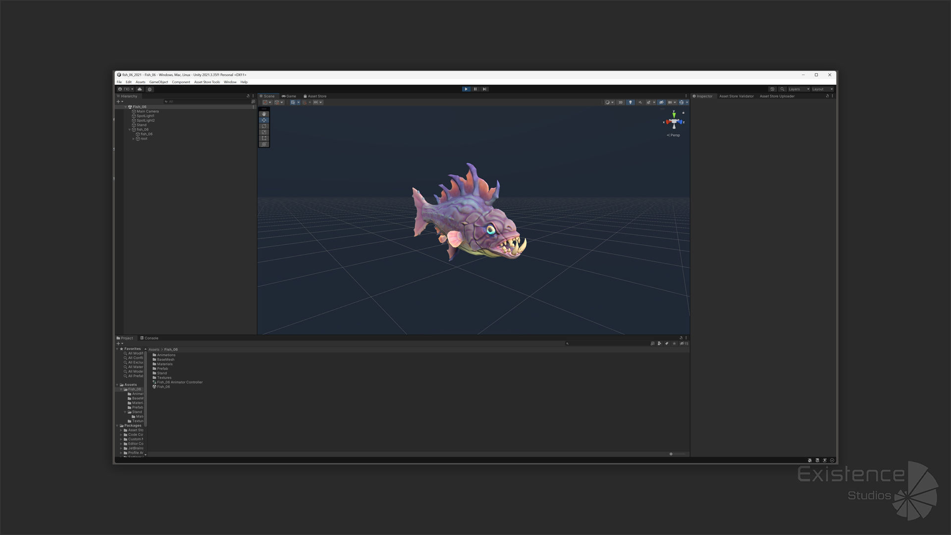 Fantasy Fish 06 - Aqua Life - Water Underwater Creature - 45 Low-poly 3D model_16