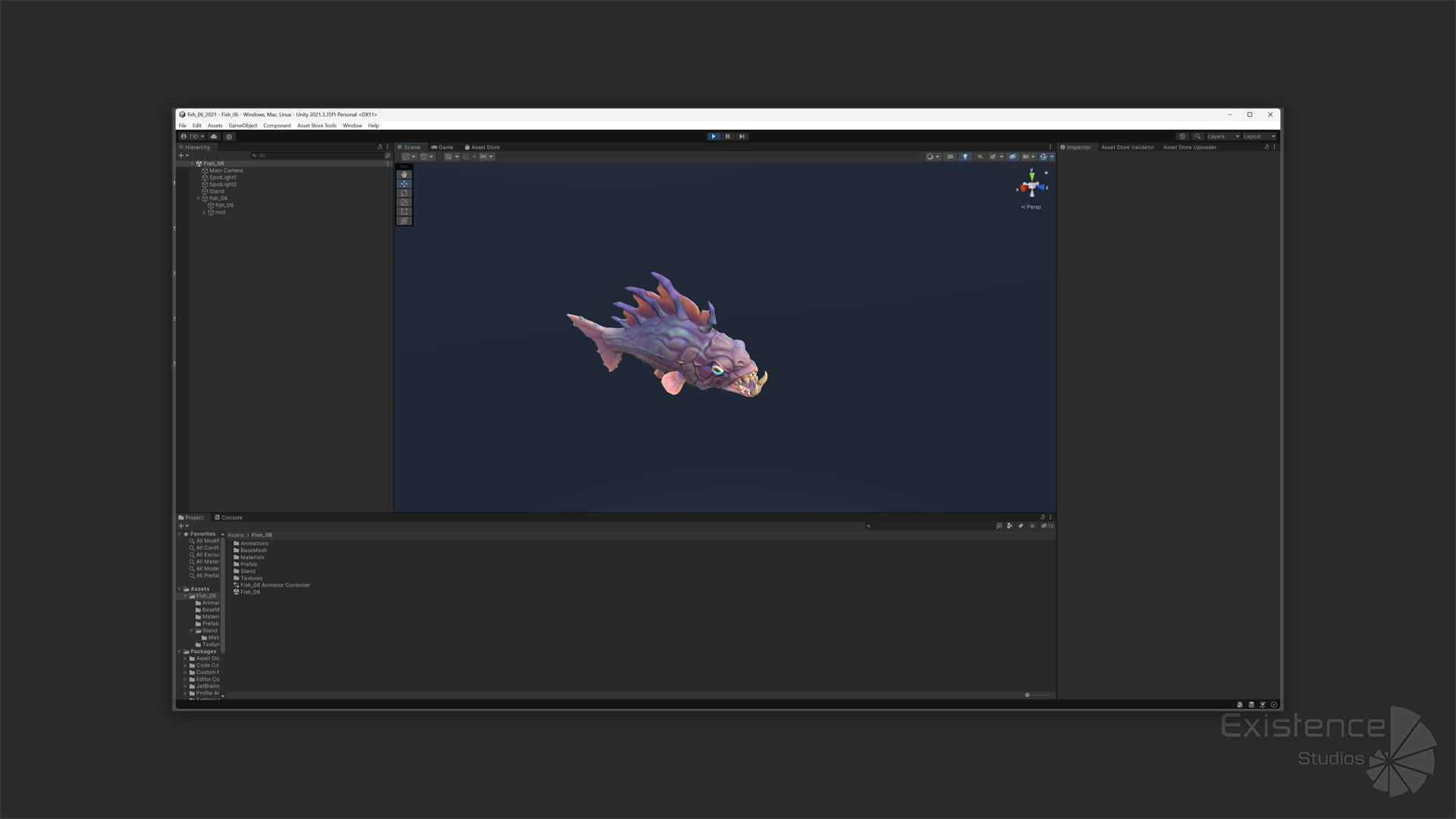 Fantasy Fish 06 - Aqua Life - Water Underwater Creature - 45 Low-poly 3D model_15