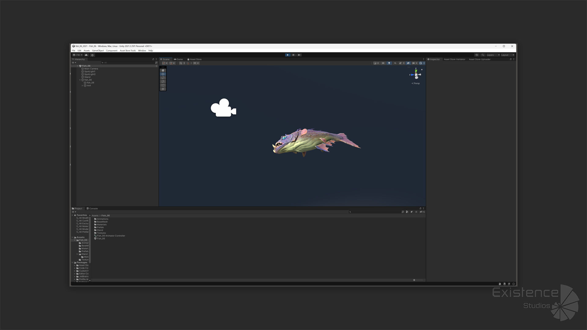 Fantasy Fish 06 - Aqua Life - Water Underwater Creature - 45 Low-poly 3D model_14