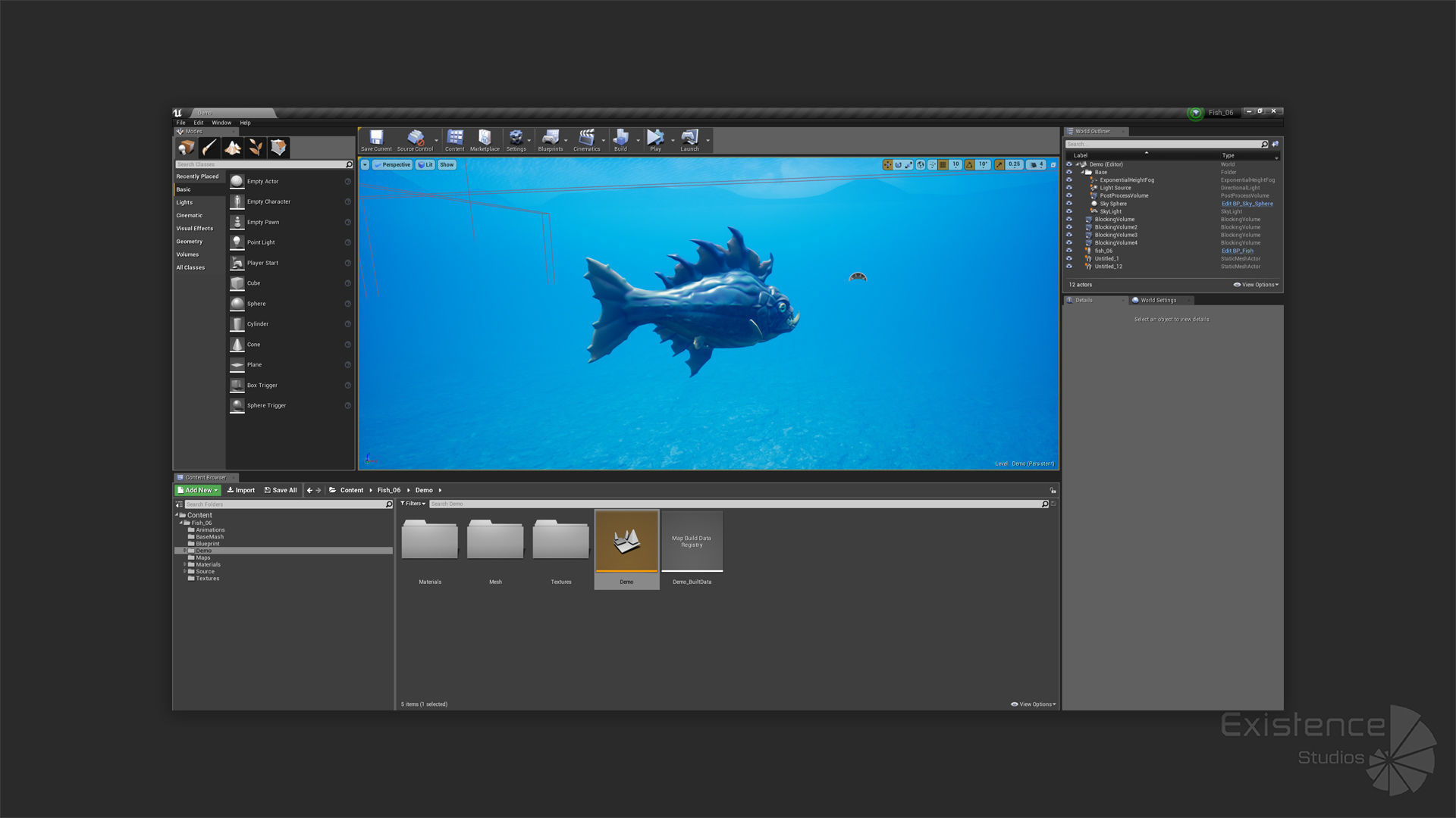 Fantasy Fish 06 - Aqua Life - Water Underwater Creature - 45 Low-poly 3D model_21