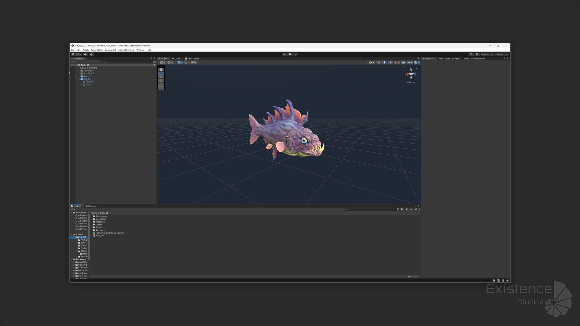 Fantasy Fish 06 - Aqua Life - Water Underwater Creature - 45 Low-poly 3D model_18