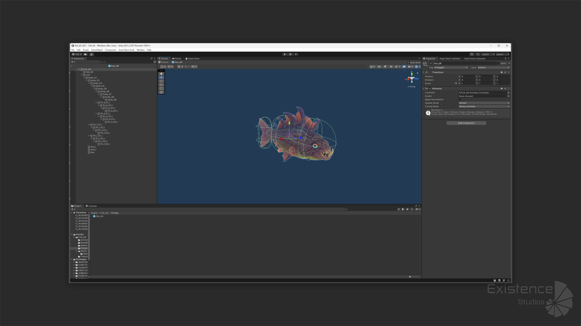 Fantasy Fish 06 - Aqua Life - Water Underwater Creature - 45 Low-poly 3D model_12