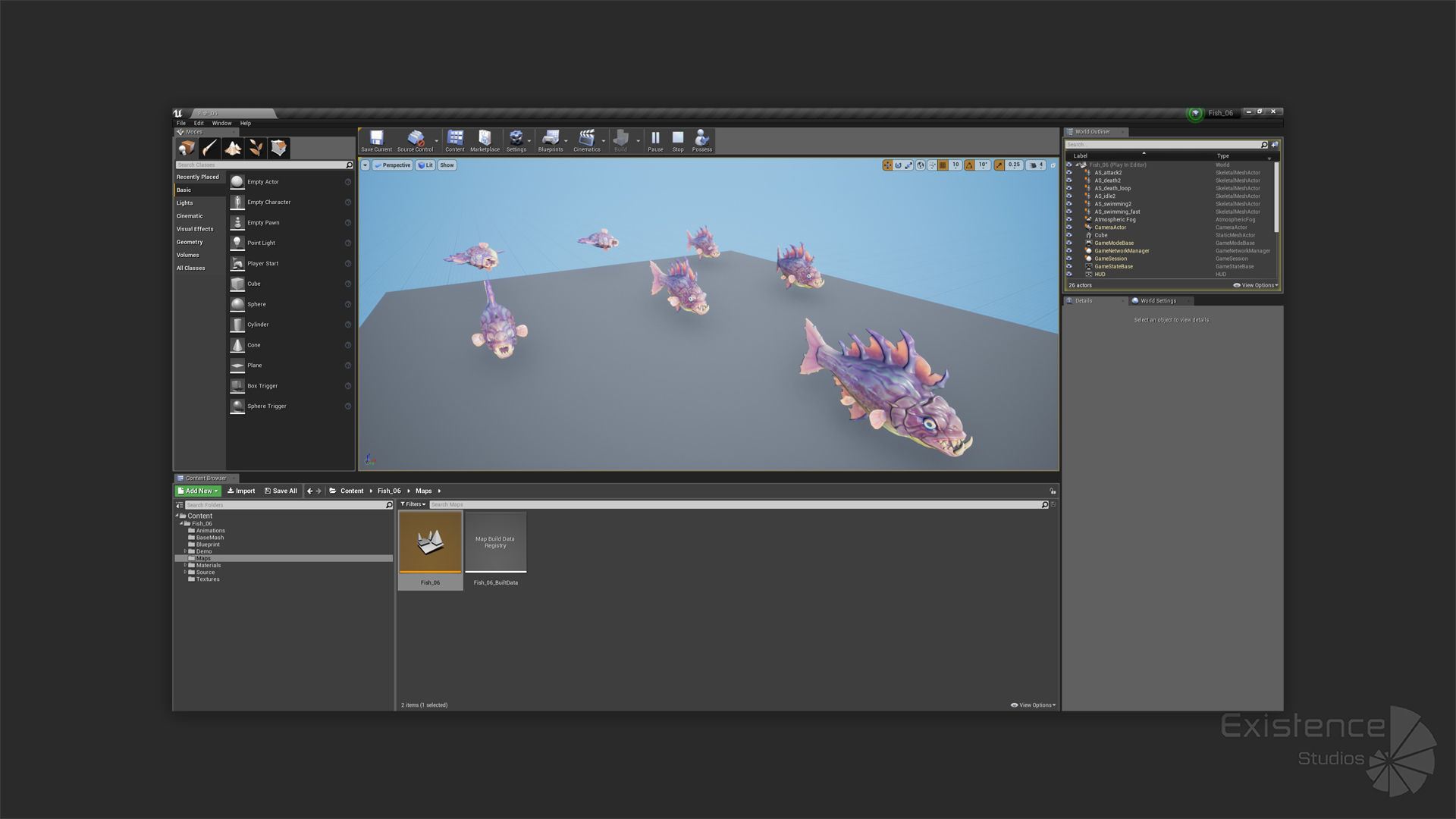 Fantasy Fish 06 - Aqua Life - Water Underwater Creature - 45 Low-poly 3D model_20