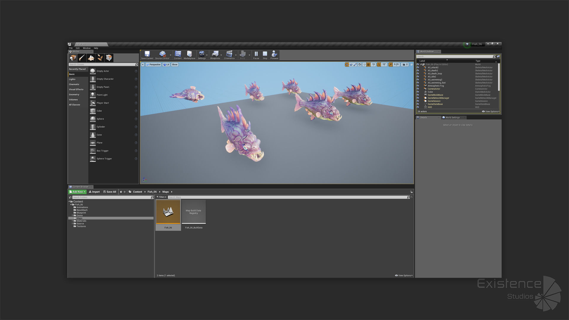 Fantasy Fish 06 - Aqua Life - Water Underwater Creature - 45 Low-poly 3D model_26