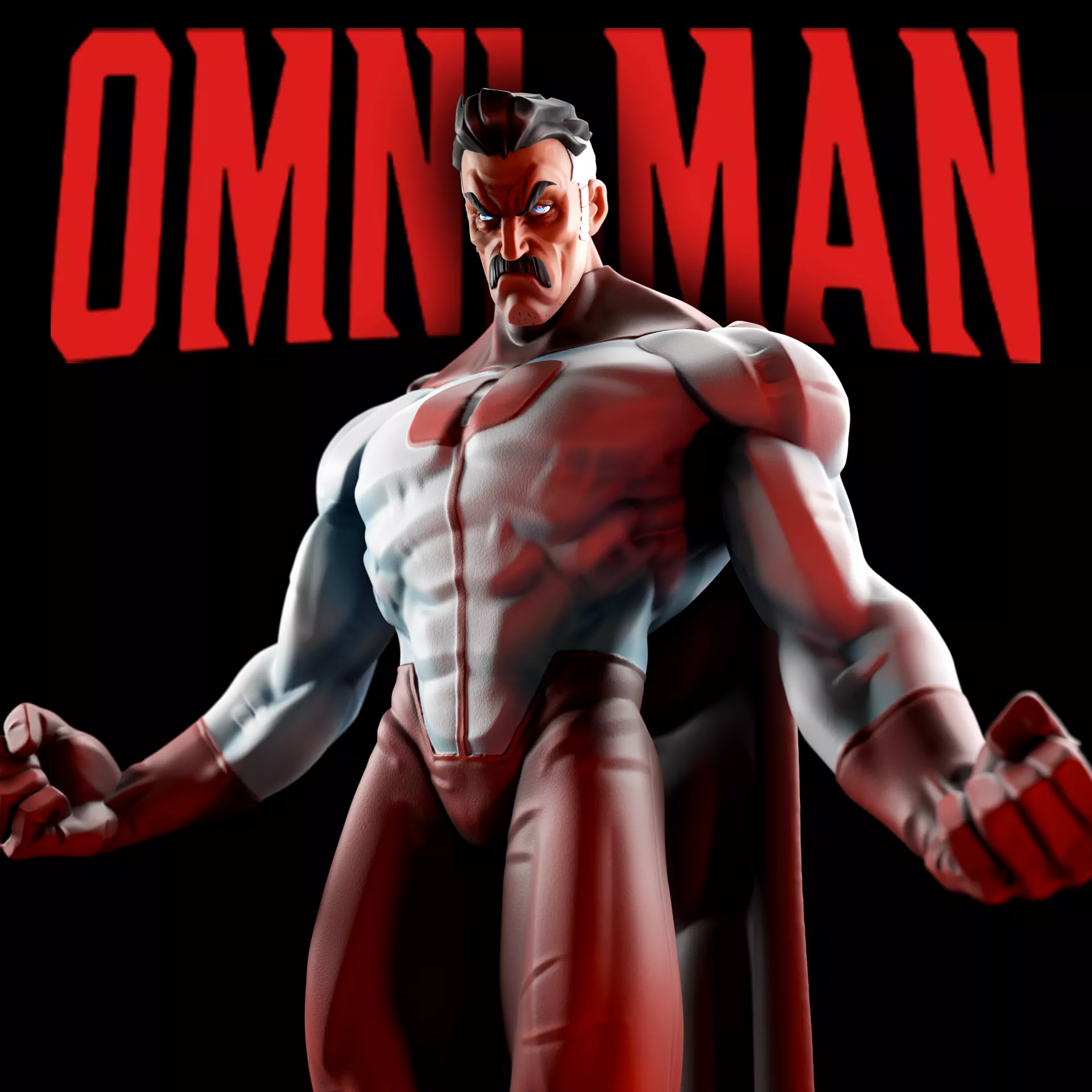 Omni Man - Invincible - STL for 3D printing 3D print model