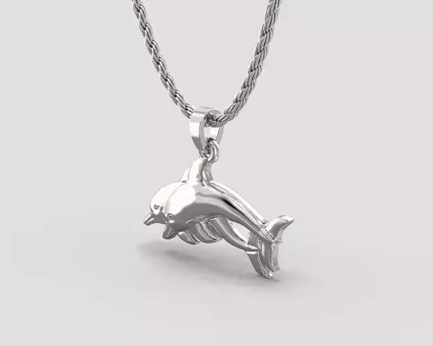 P 030 Dolphin Pendant