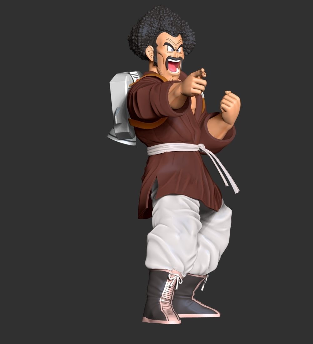 Mr Satan - Dragon Ball 3D model 3D printable | CGTrader
