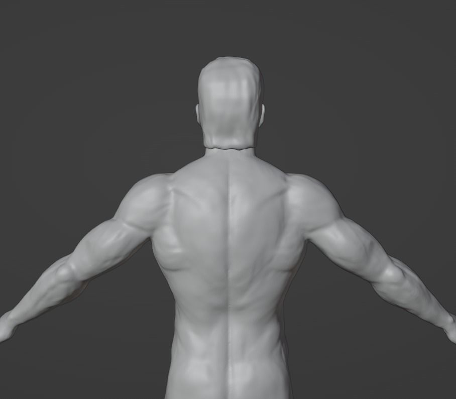 henry cavil sculpt 3D print model_3