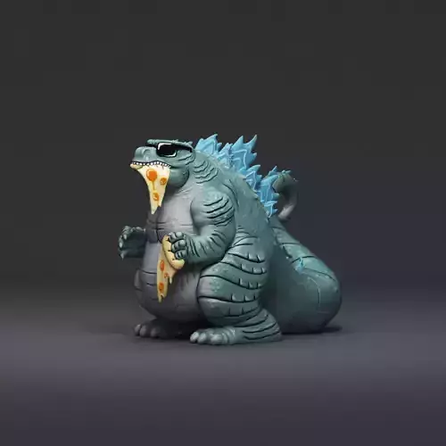 Godzilla graffiti -GODZILLAXKONG-