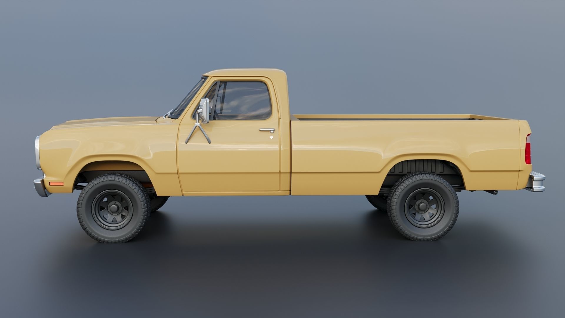 Dodge Power Wagon W150 1979 3D print model_20
