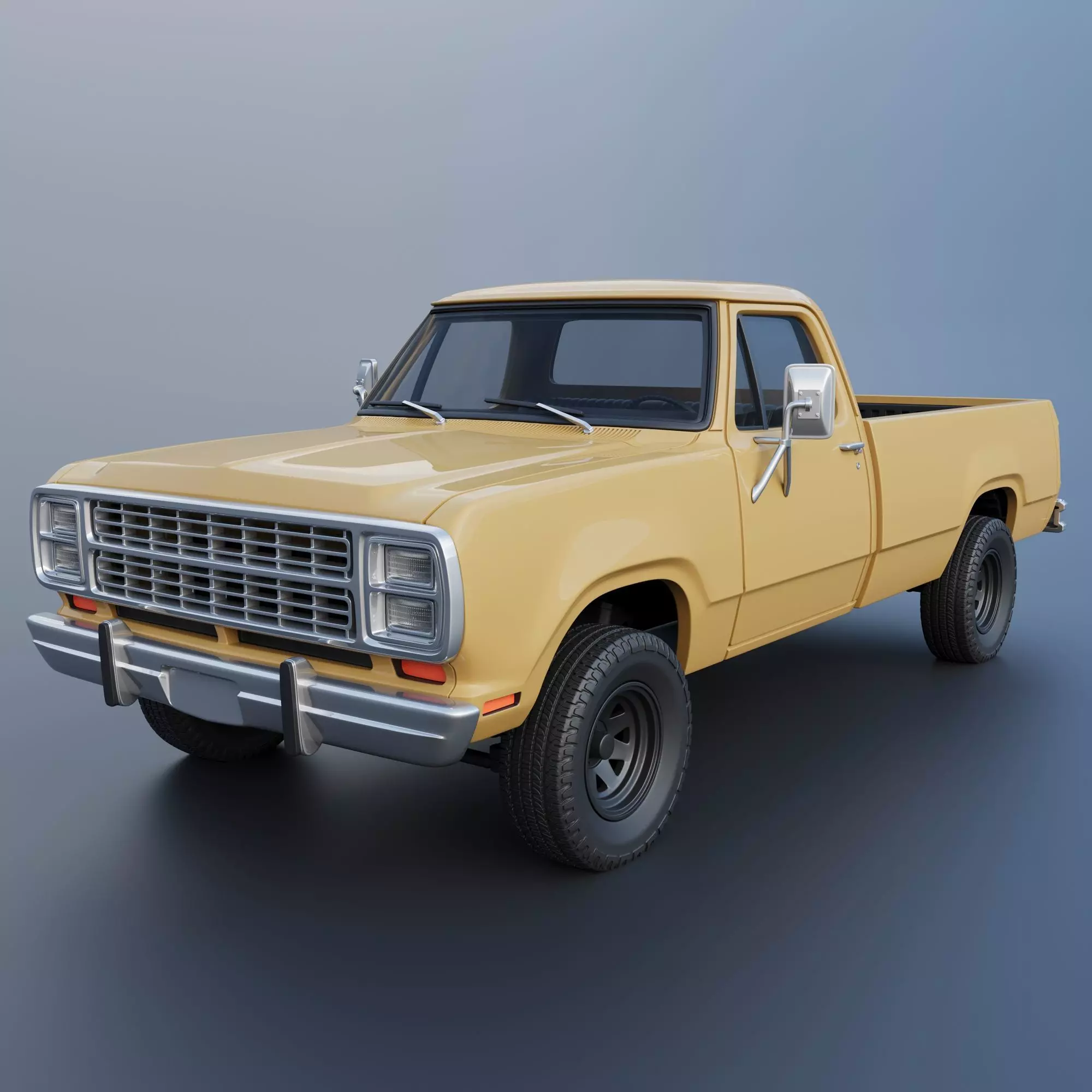Dodge Power Wagon W150 1979 3D print model_0