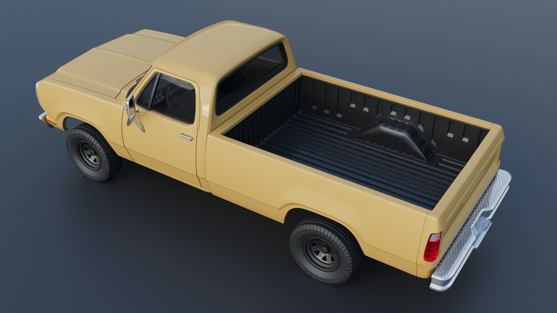 Dodge Power Wagon W150 1979 3D print model_4
