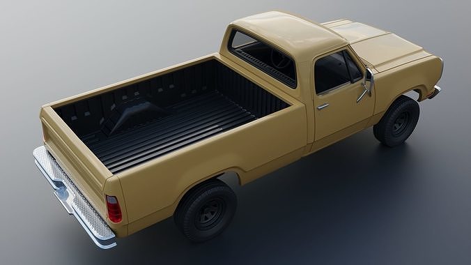 Dodge Power Wagon W150 1979 3D print model 7