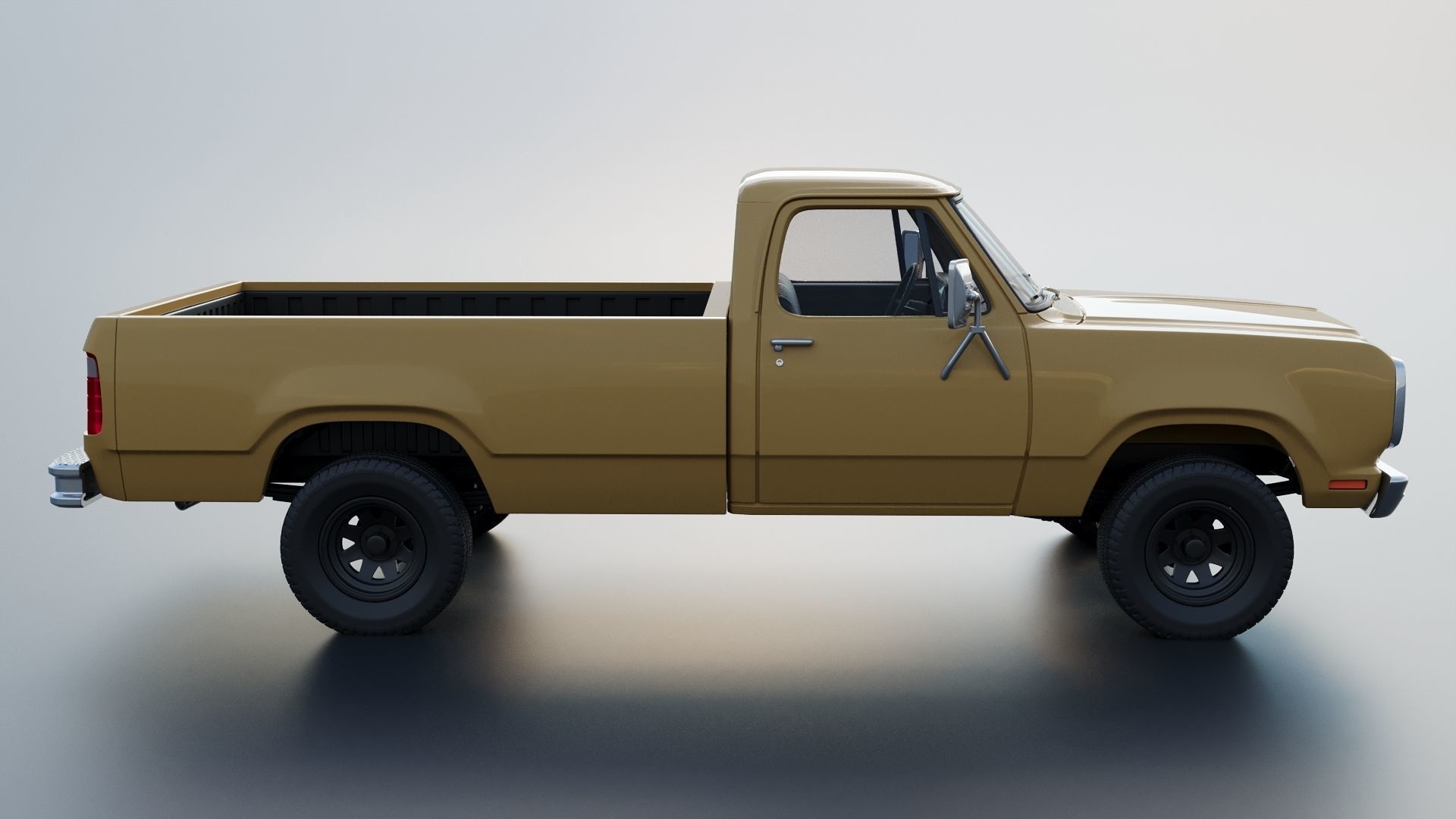 Dodge Power Wagon W150 1979 3D print model_8