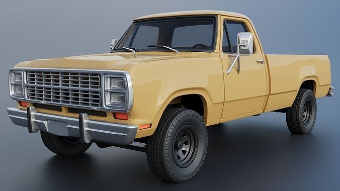 Dodge Power Wagon W150 1979 3D print model 3